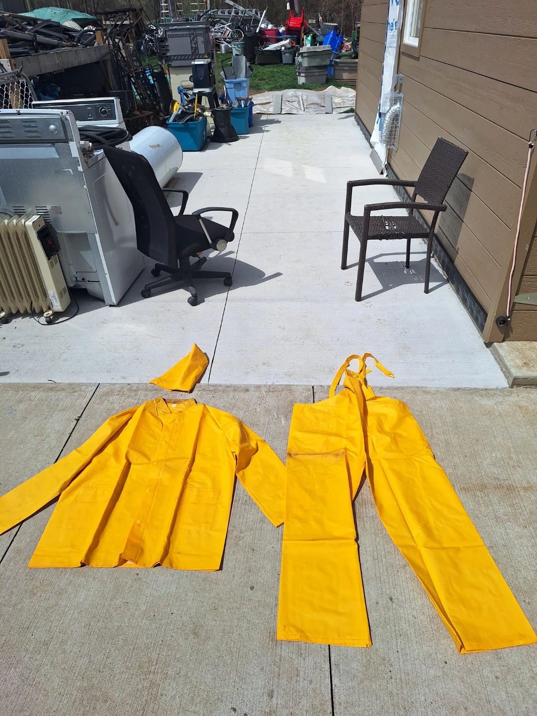 Yellow Rain Gear Set - XL