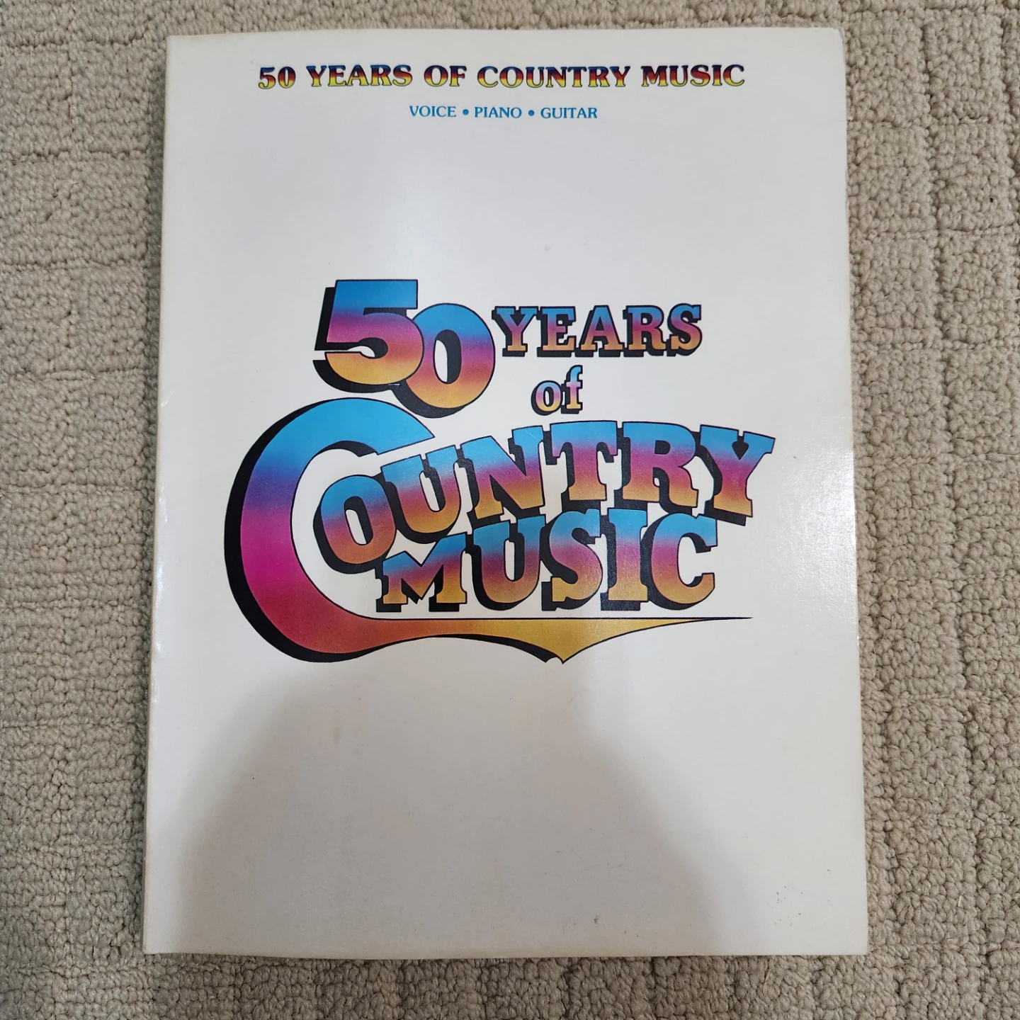 50 Years of Country Music Sheet Music Book