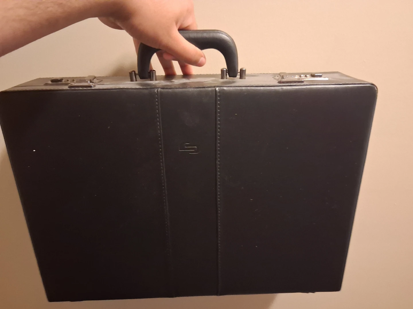 Black Briefcase with Combination Lock