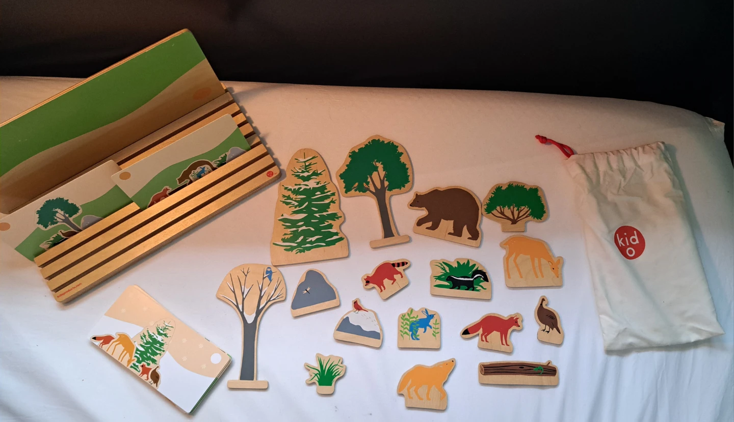Kid O Wooden Forest Animals & Scene Building Toy - photo 2