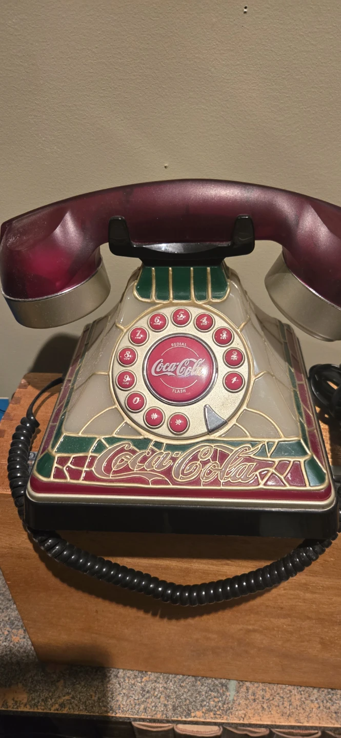 Coca-Cola Rotary Dial Rotary Phone