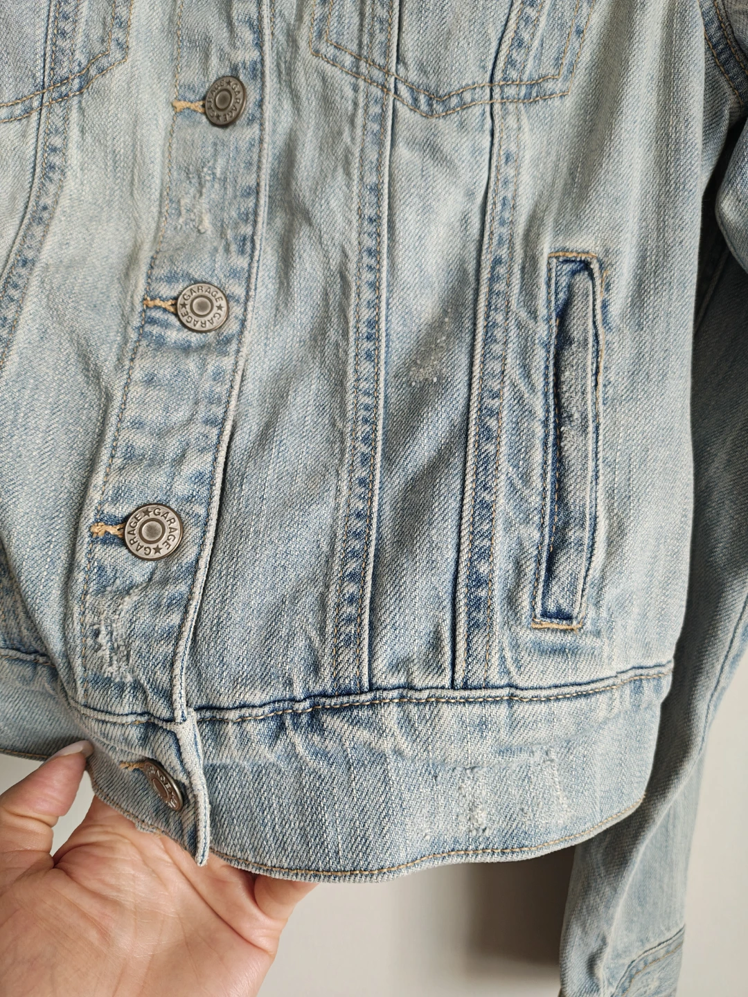Garage Denim Jacket - Light Wash - photo 5