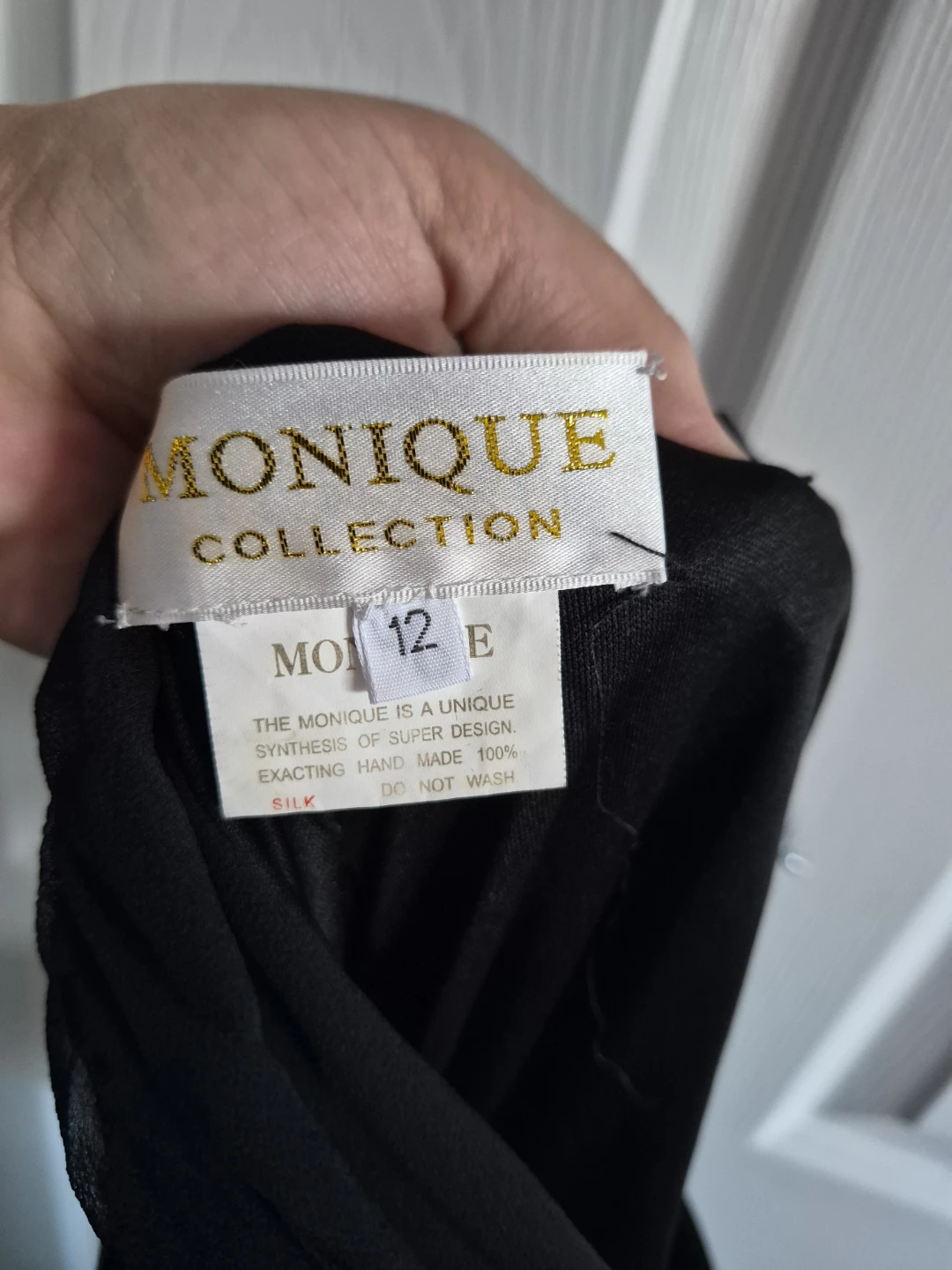 Monique Beaded Ombre Silk Gown ladies size Large - photo 3