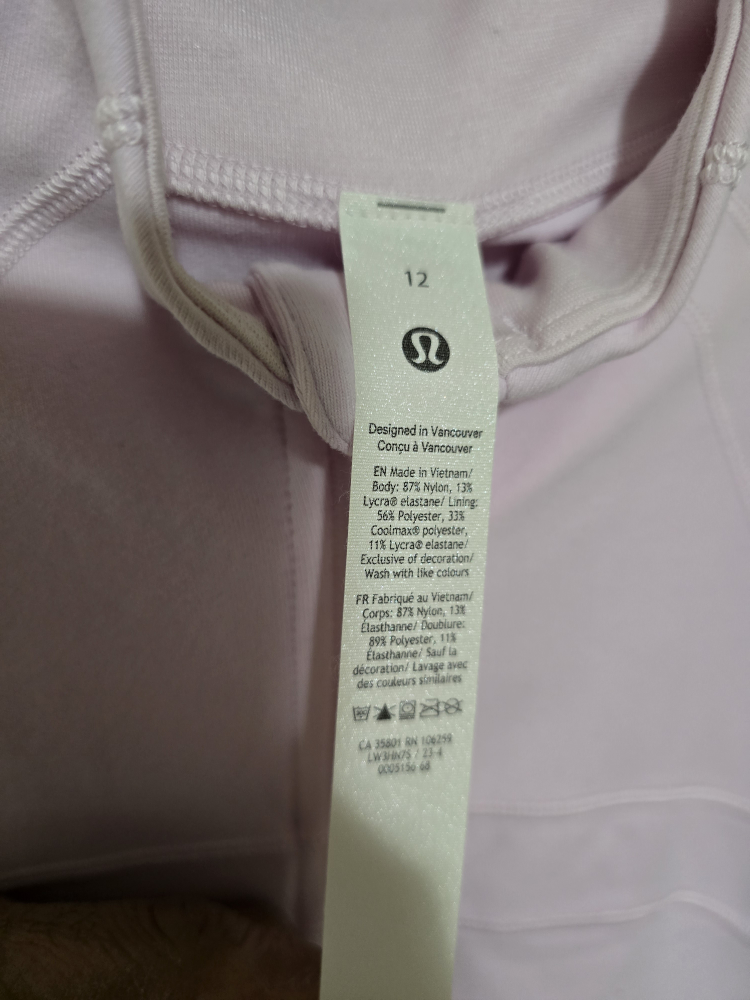 Lululemon Light Pink Track Jacket Size 12 - photo 4