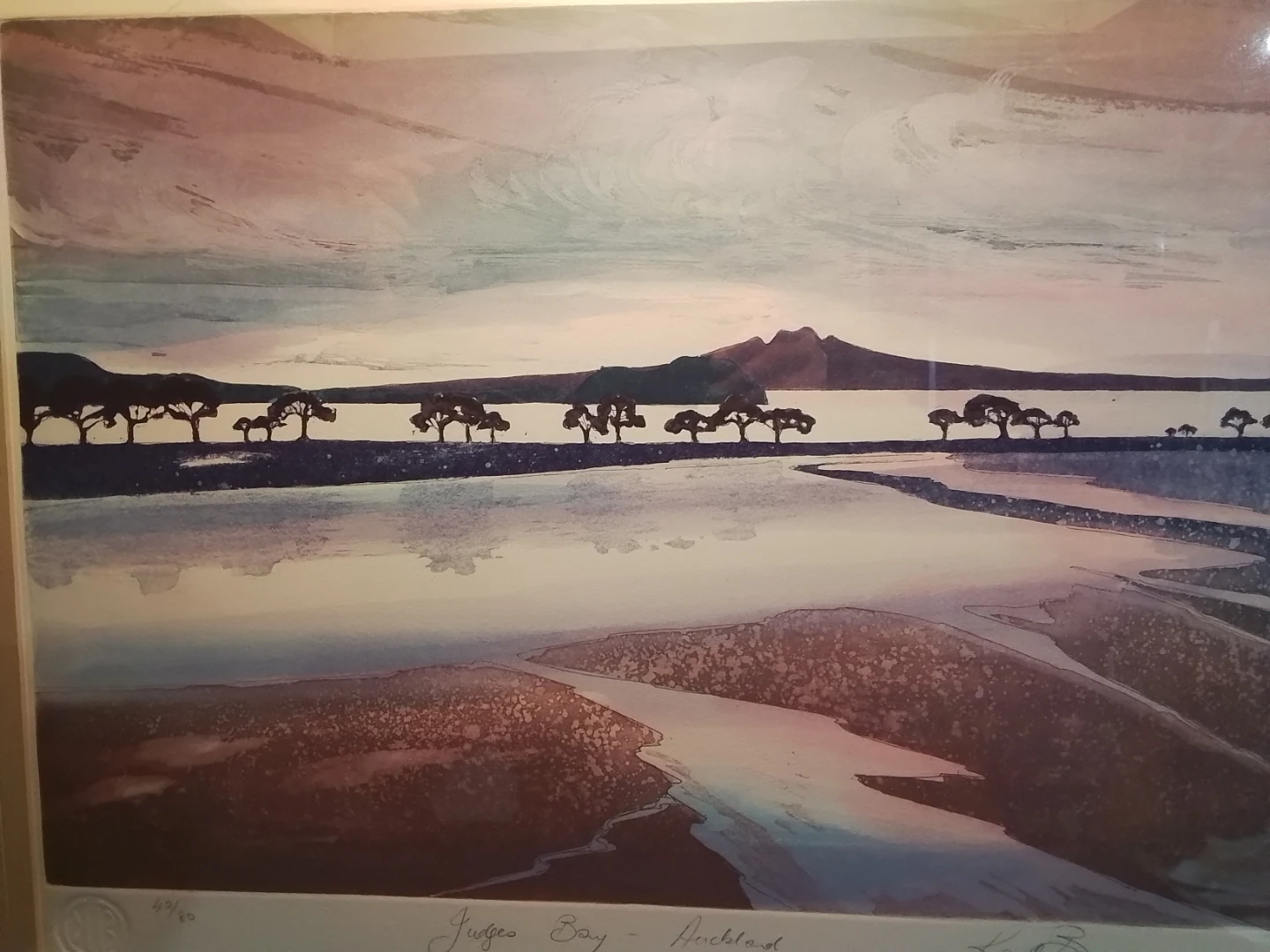 'Judges Bay - Auckland' by Karl Simm, LE 42/80 26.25x22.5" - photo 2