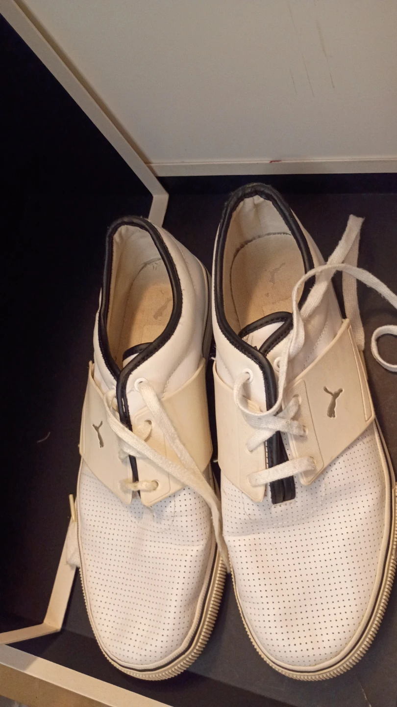 Puma White Perforated Sneakers - US 10 - photo 3