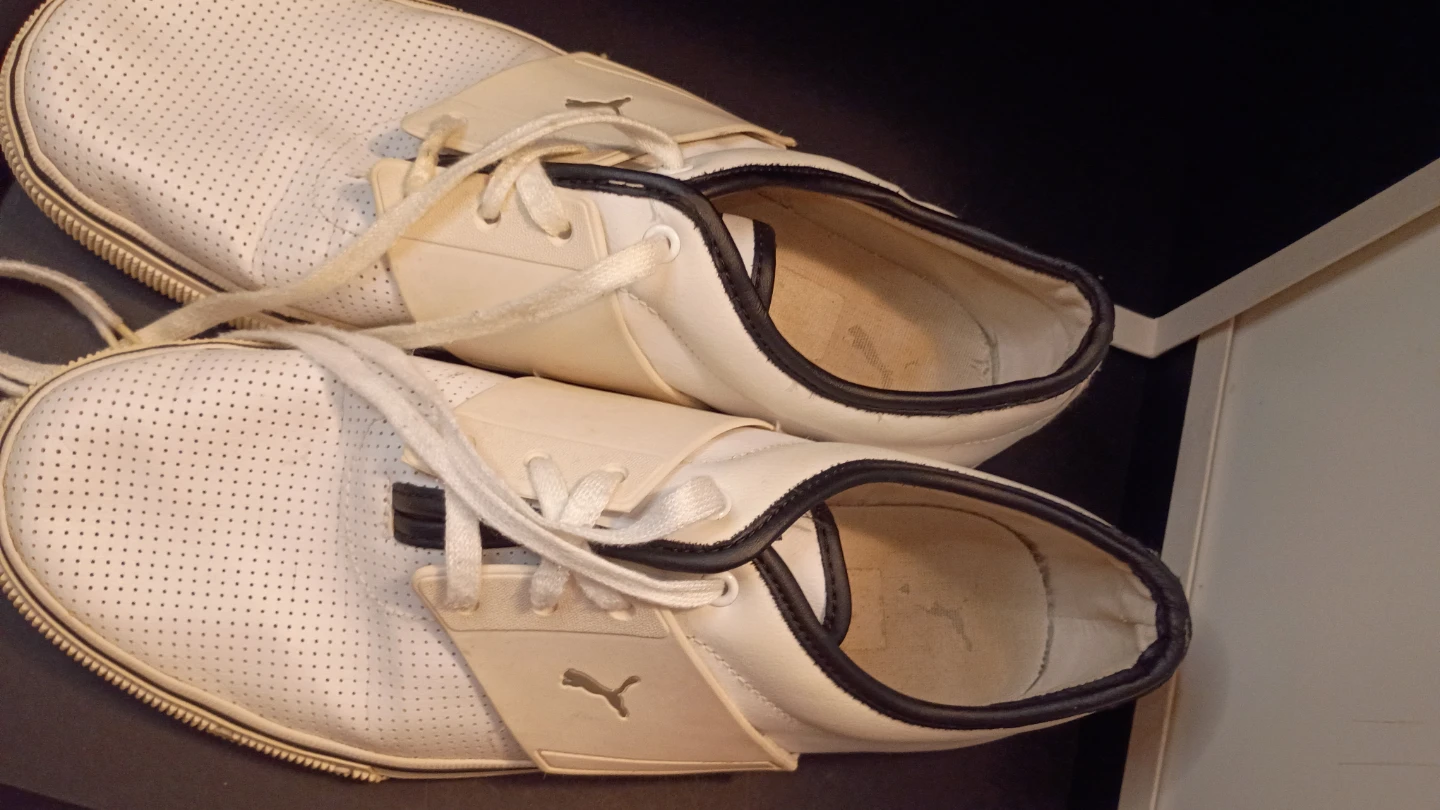Puma White Perforated Sneakers - US 10 - photo 5