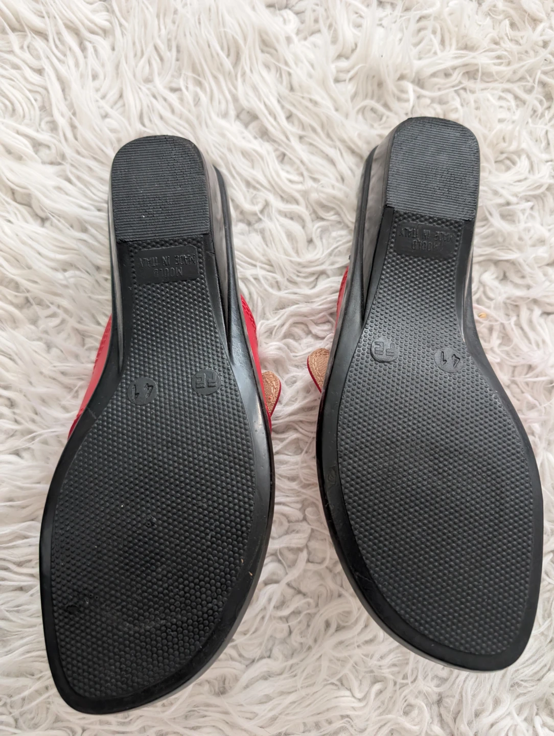 Stylo Soft Red Slip-On Sandals Women's - photo 5