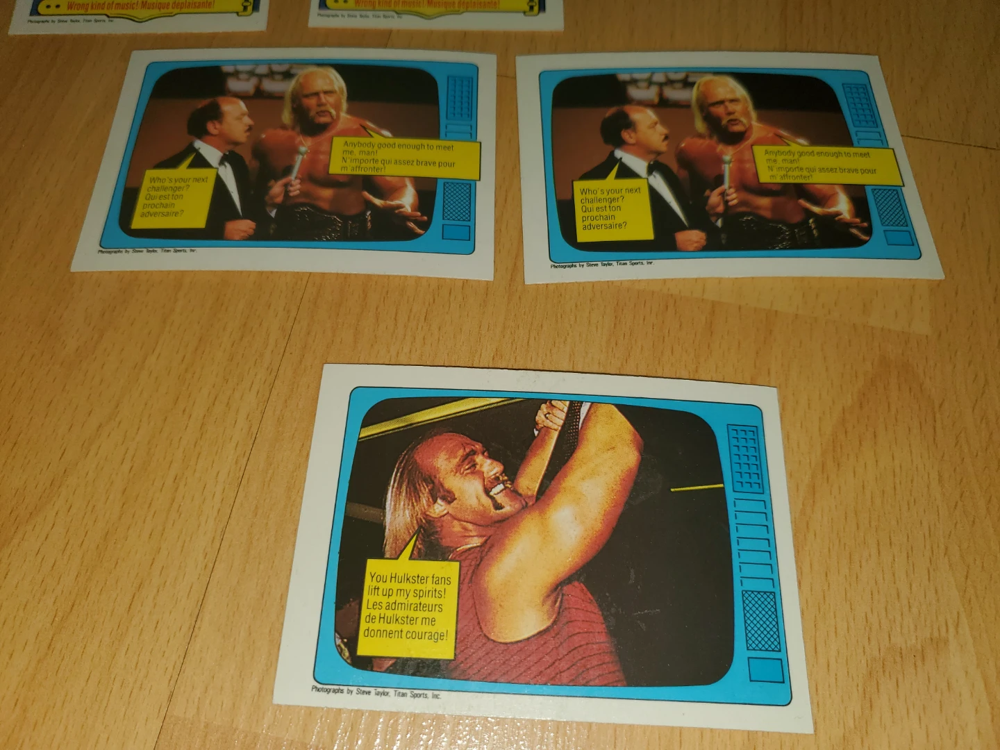 1985 OPC WWF Hulk Hogan (online suggests rookie card year) - photo 3