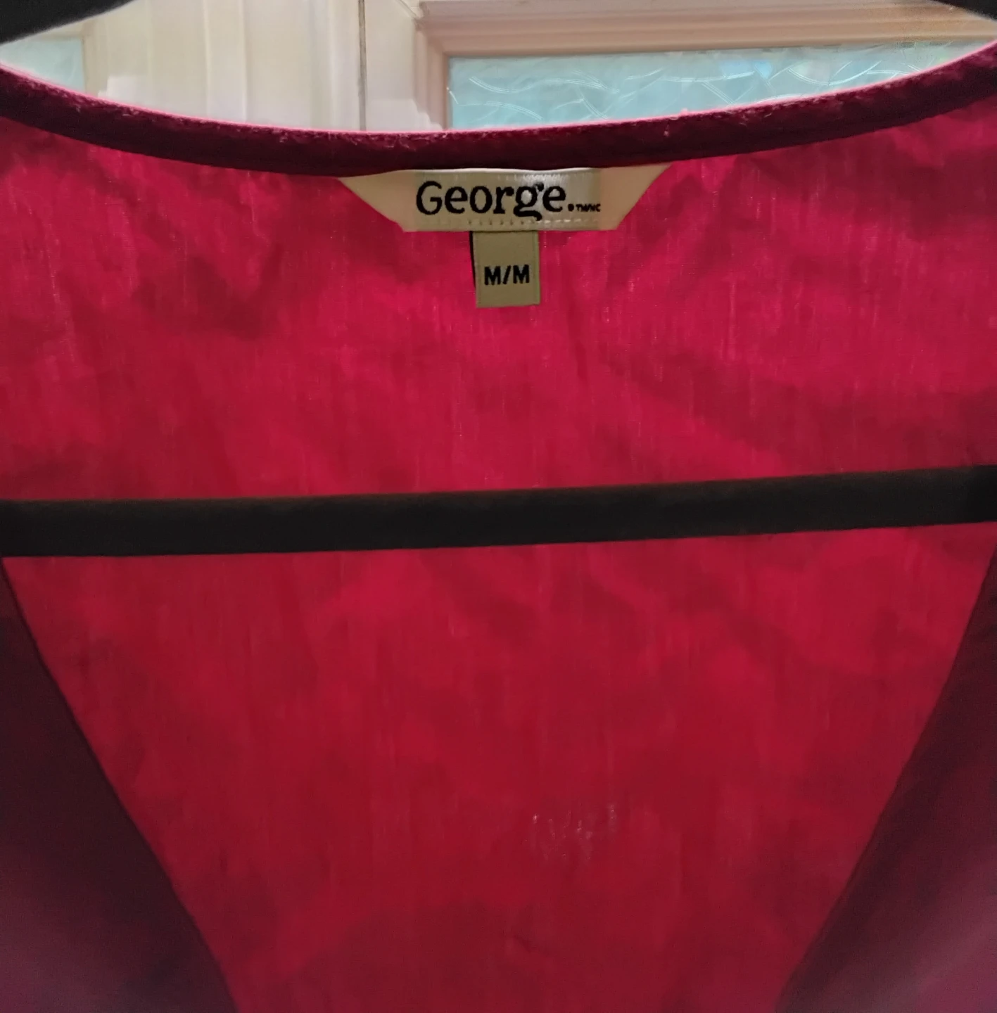 (George) Women's Tie-Front Peplum Blouse - photo 3