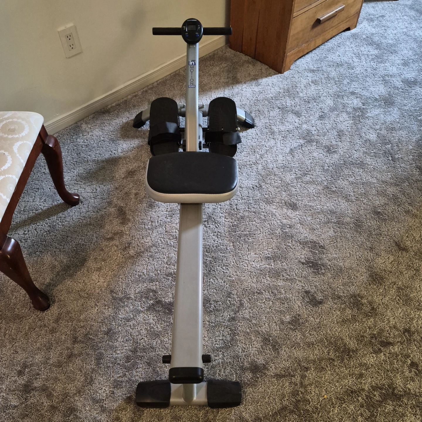 In Motion Rower with Fitness Monitor