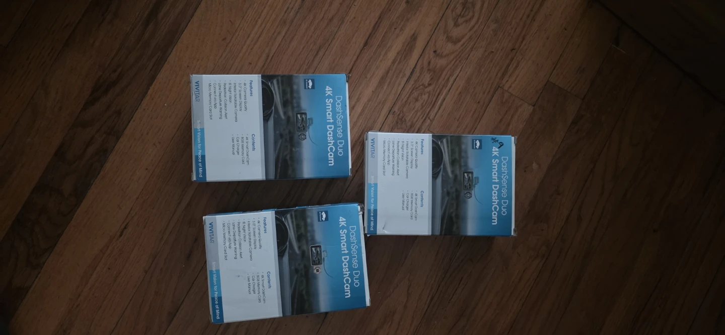 Vivitar DashSense Duo 4K Smart DashCam (3-Pack) - photo 2