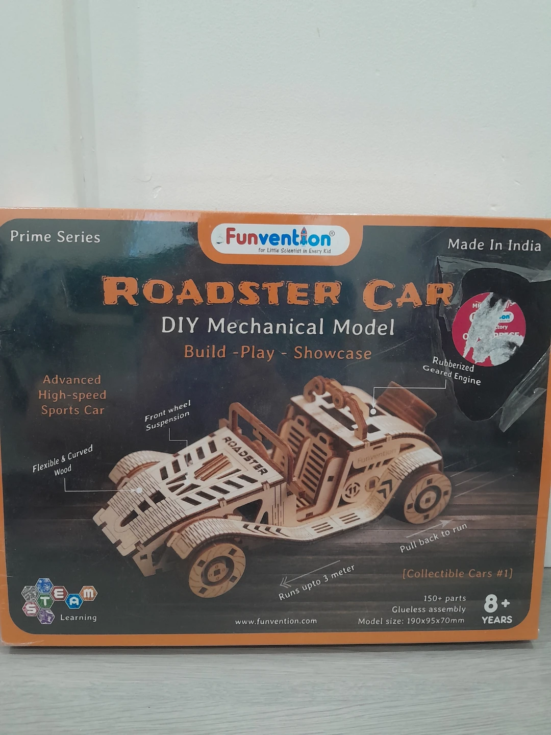 Funvention Roadster Car DIY Mechanical Model