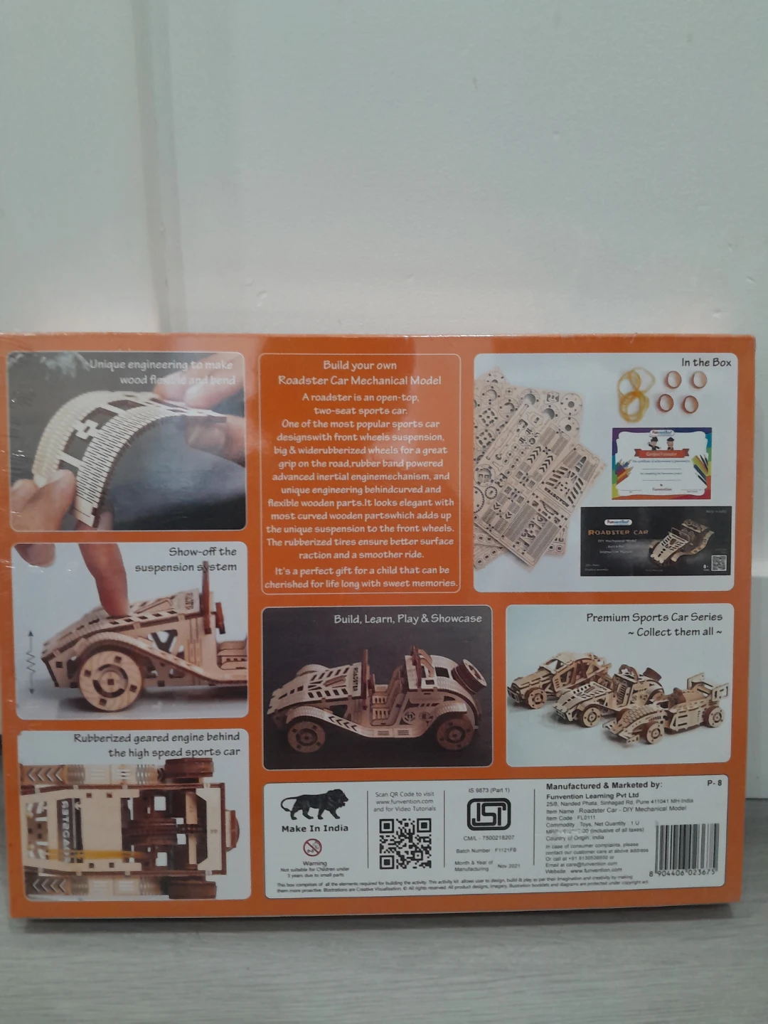 Funvention Roadster Car DIY Mechanical Model - photo 2