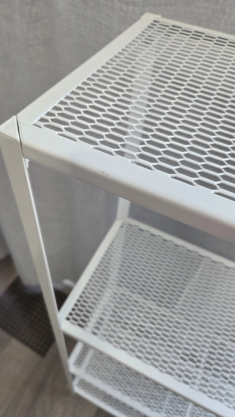 🌱Ikea White Metal 4-Shelf Storage Unit - photo 3