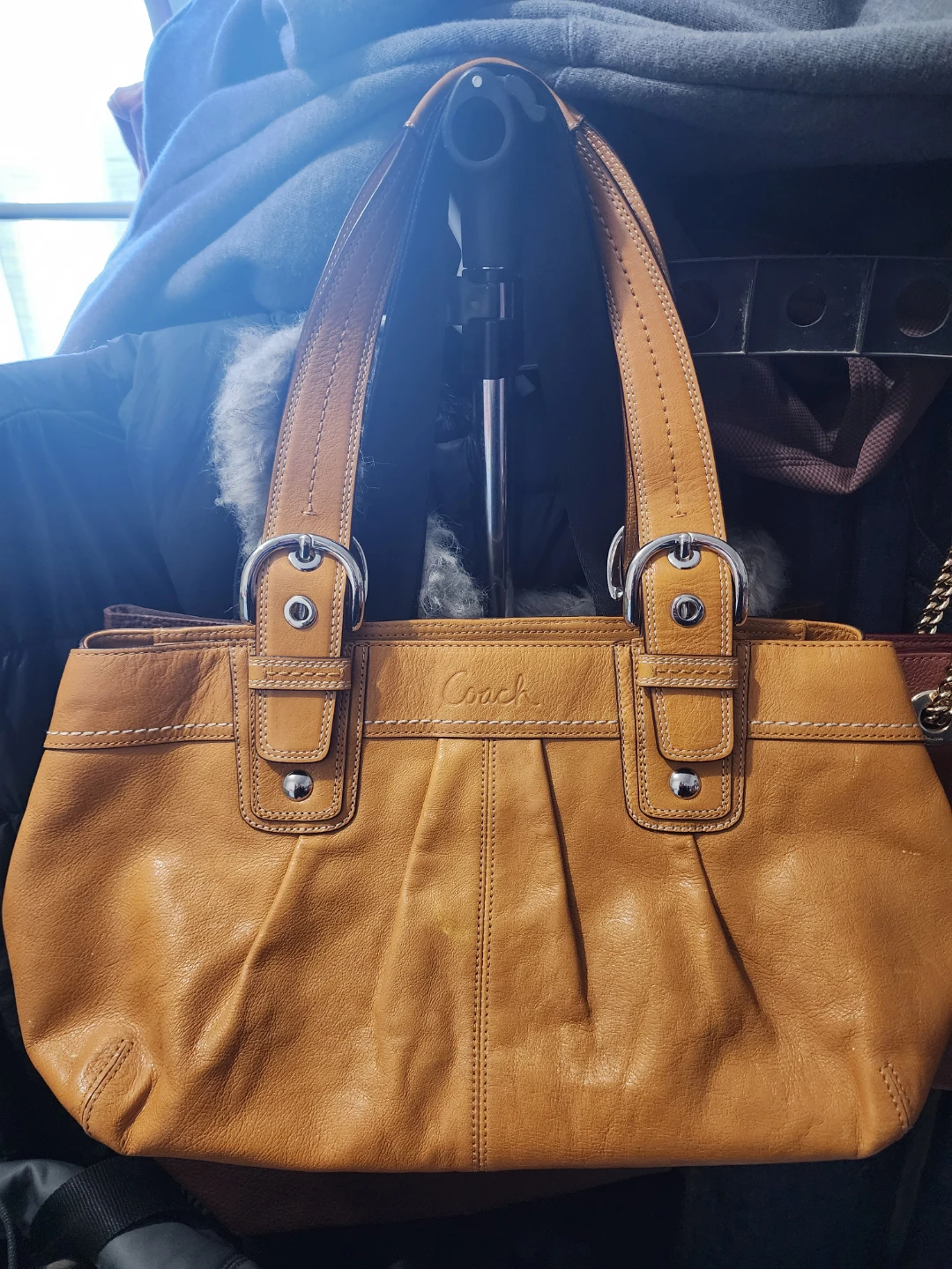 Coach Brown Leather Shoulder Bag