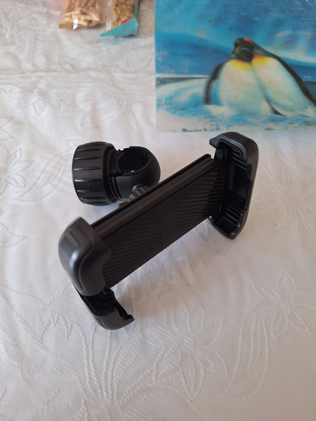 Black Adjustable Phone Holder Mount for e scooter