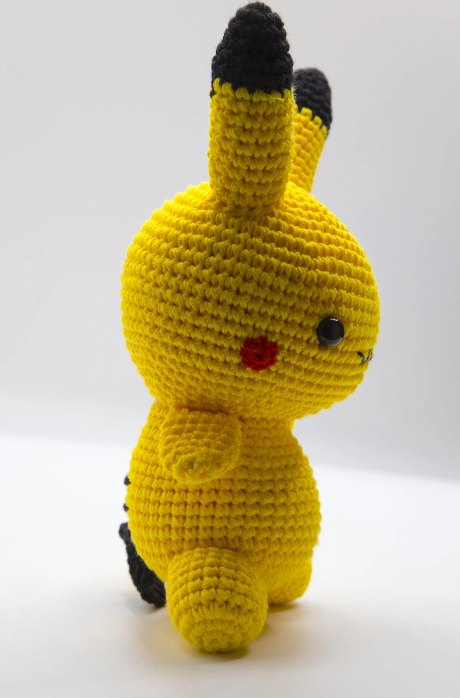 Handmade Crochet Pikachu Plush - photo 3