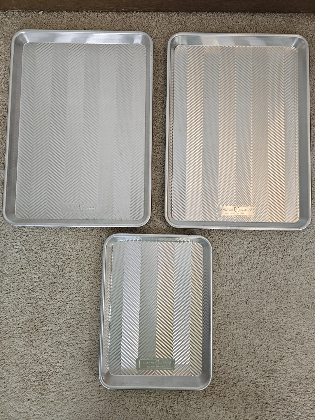 NORDIC Prism Ware Baking Sheet Set (Alum)