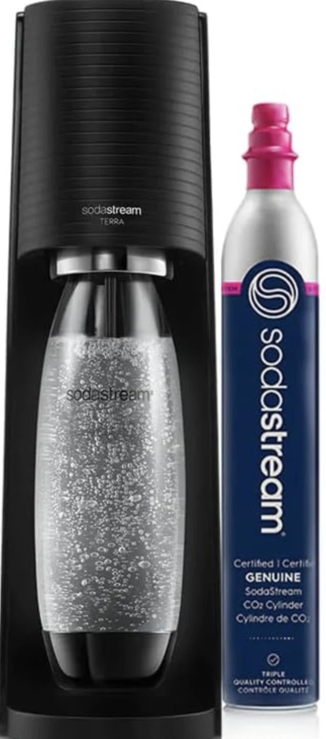 SodaStream Terra Sparkling Water Maker with CO2 Cylinder