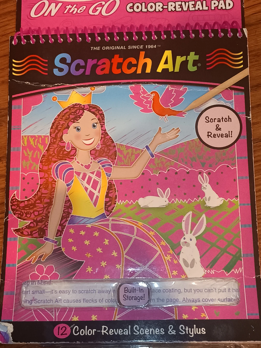 Scratch Art On The Go Color-Reveal Pad