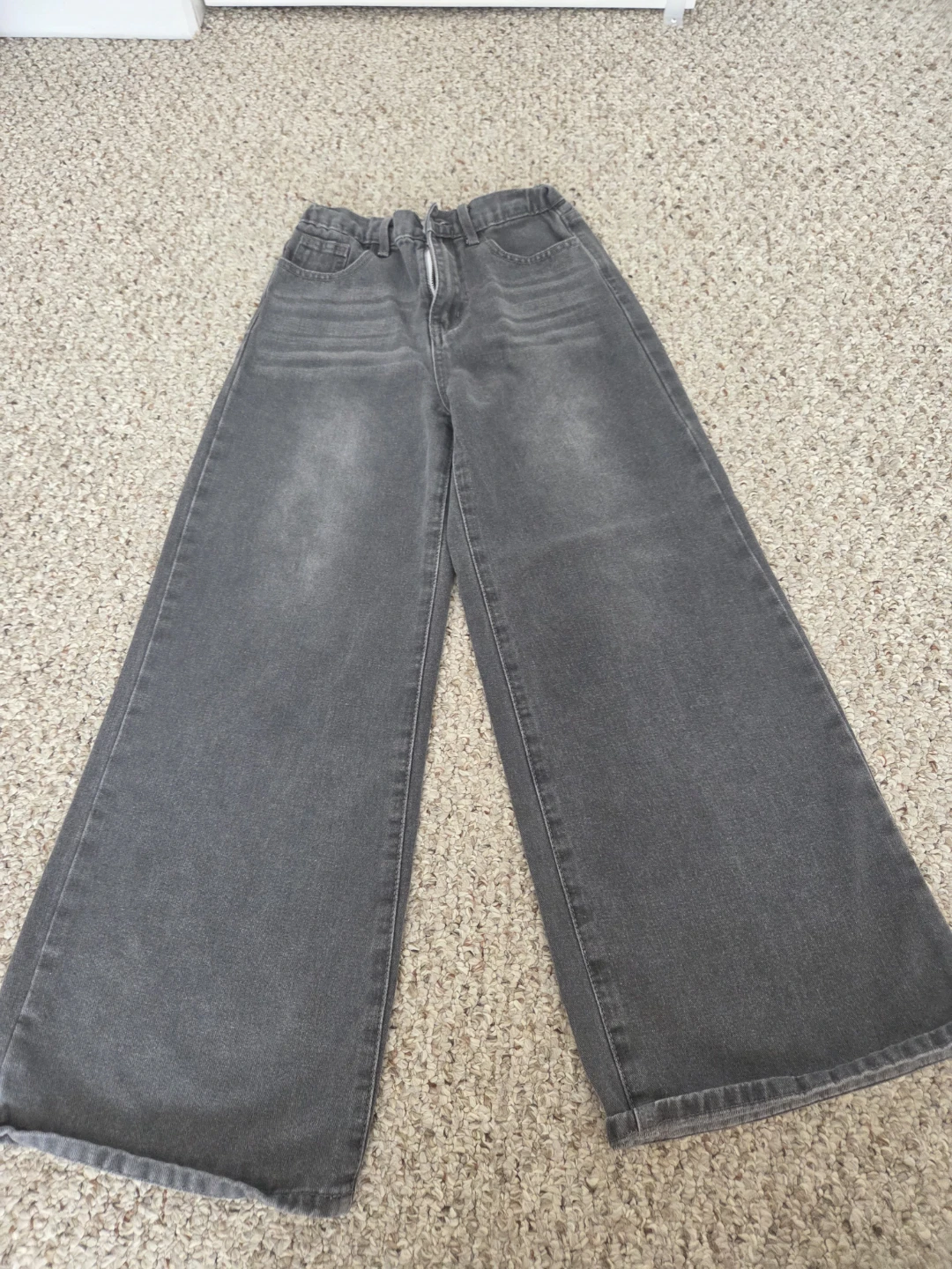 Gray baggy jeans