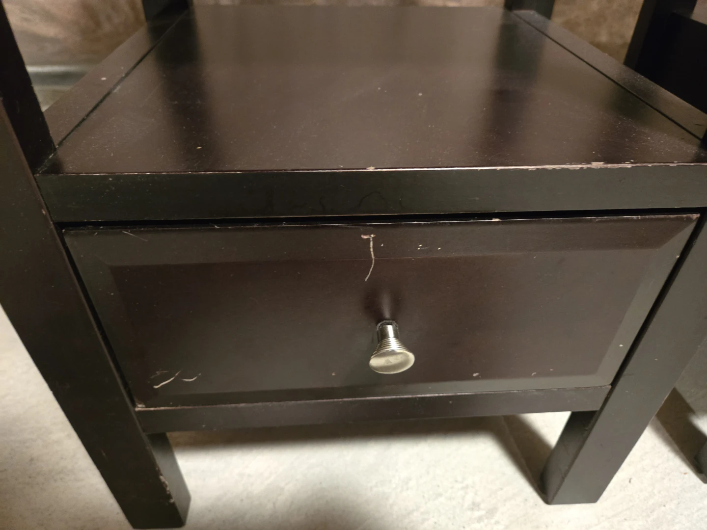 Dark Brown End Tables (Set of 2) - photo 2