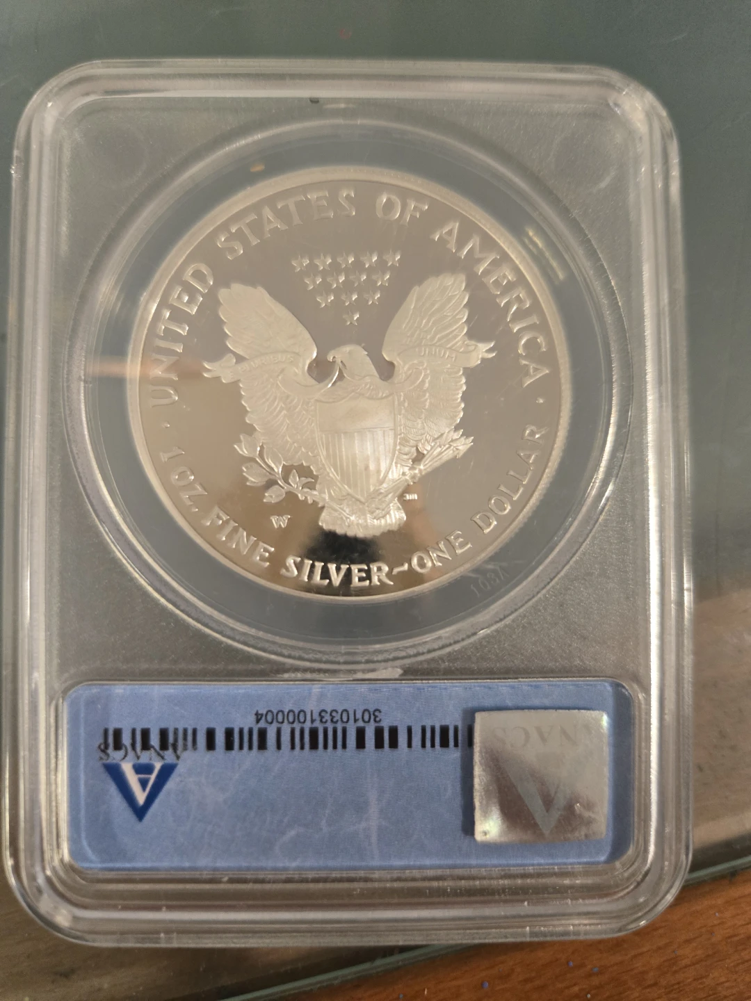 2006-W American Silver Eagle Coin - ANACS PR70 DCAM