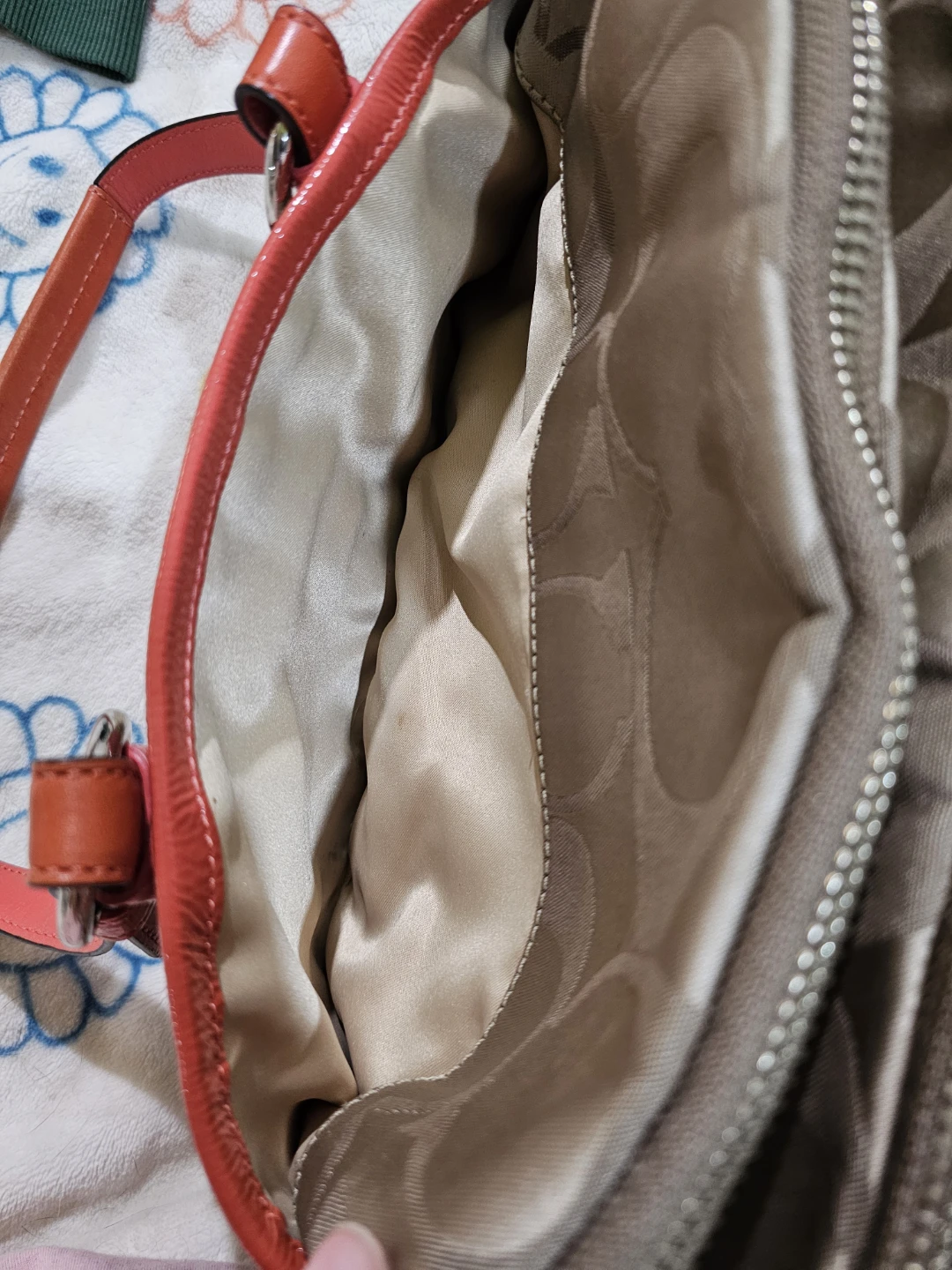 Coach Signature C Monogram Satchel Purse - photo 4