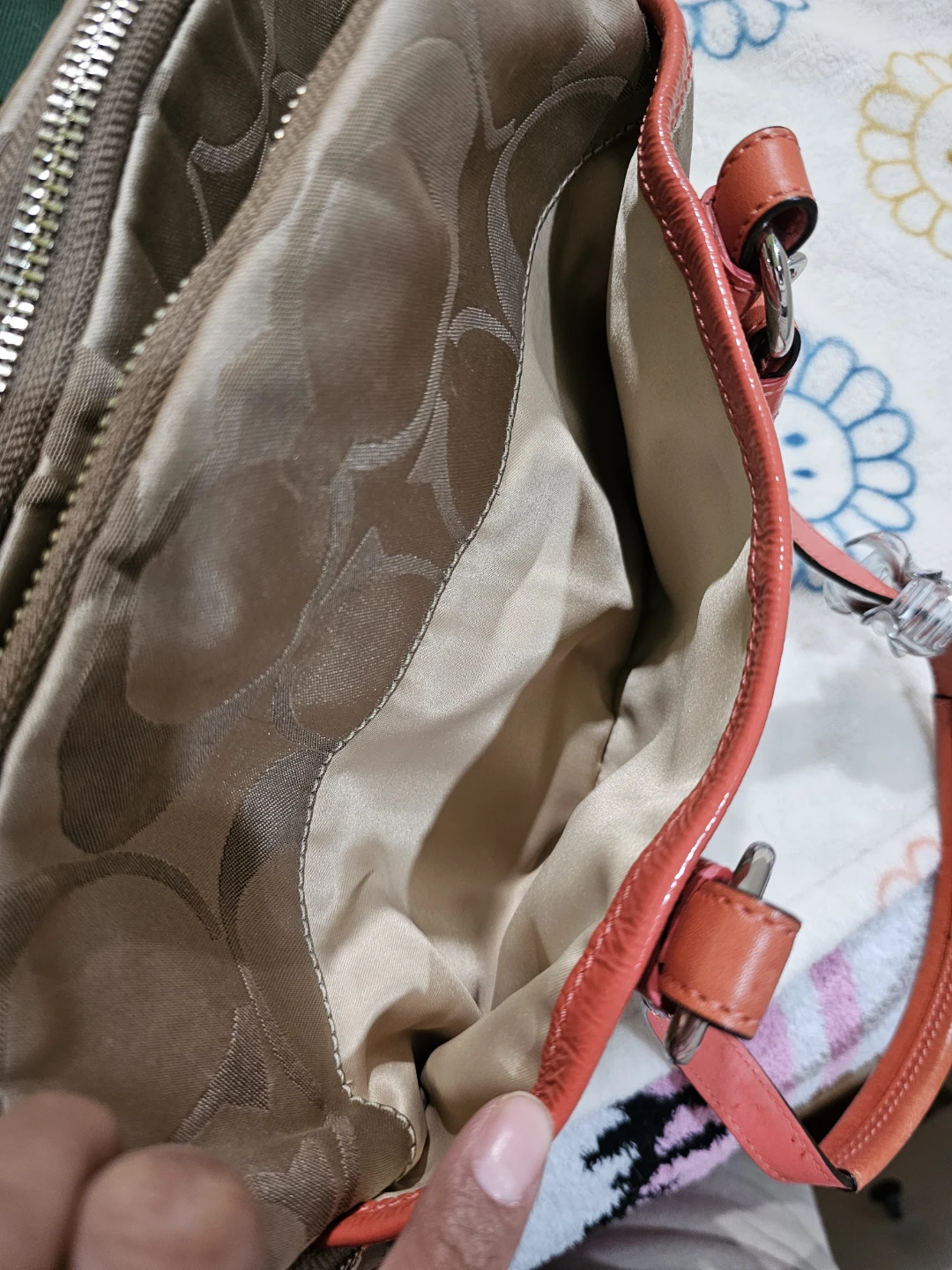 Coach Signature C Monogram Satchel Purse - photo 5