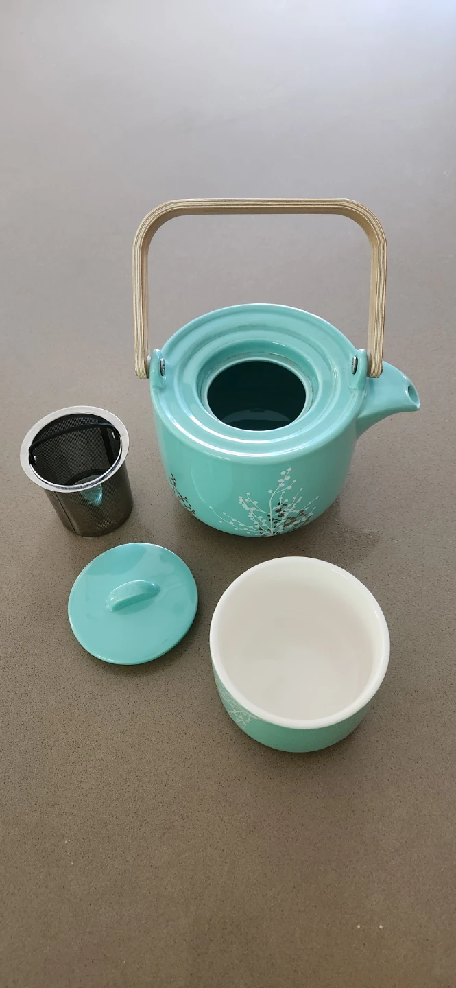 DAVIDsTEA Ceramic Teapot with Lid and Infuser - photo 2