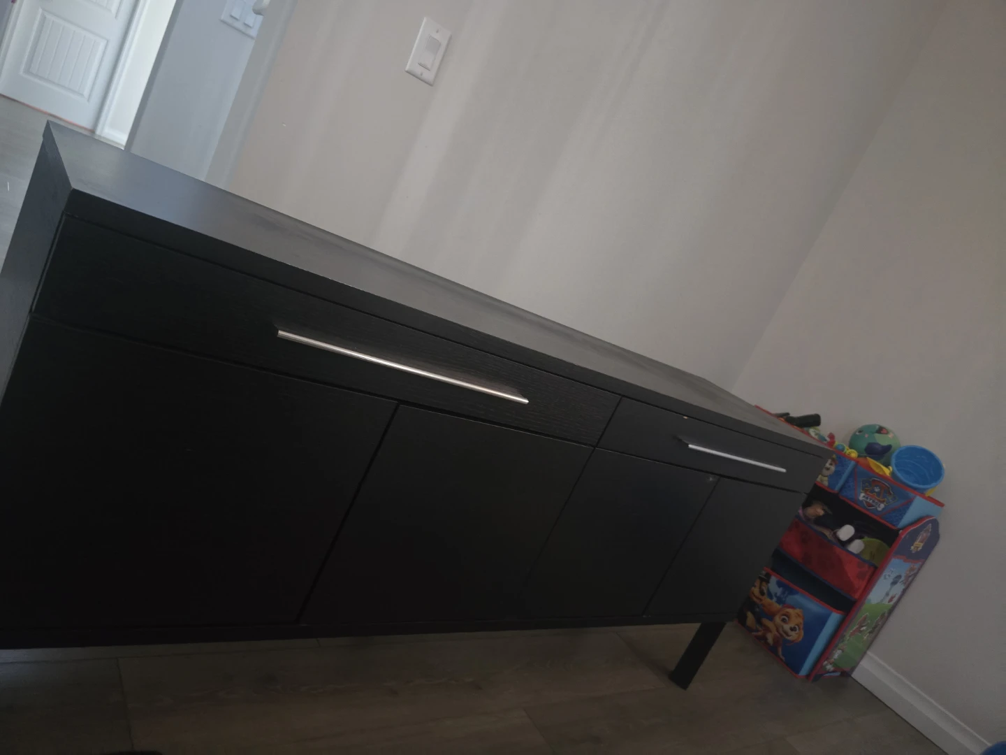 Black Sideboard TV Stand - photo 2