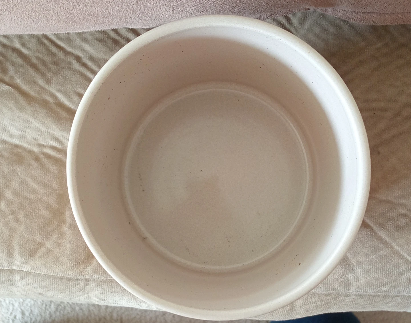 White Ceramic Planter Pot Made in Germany - photo 2