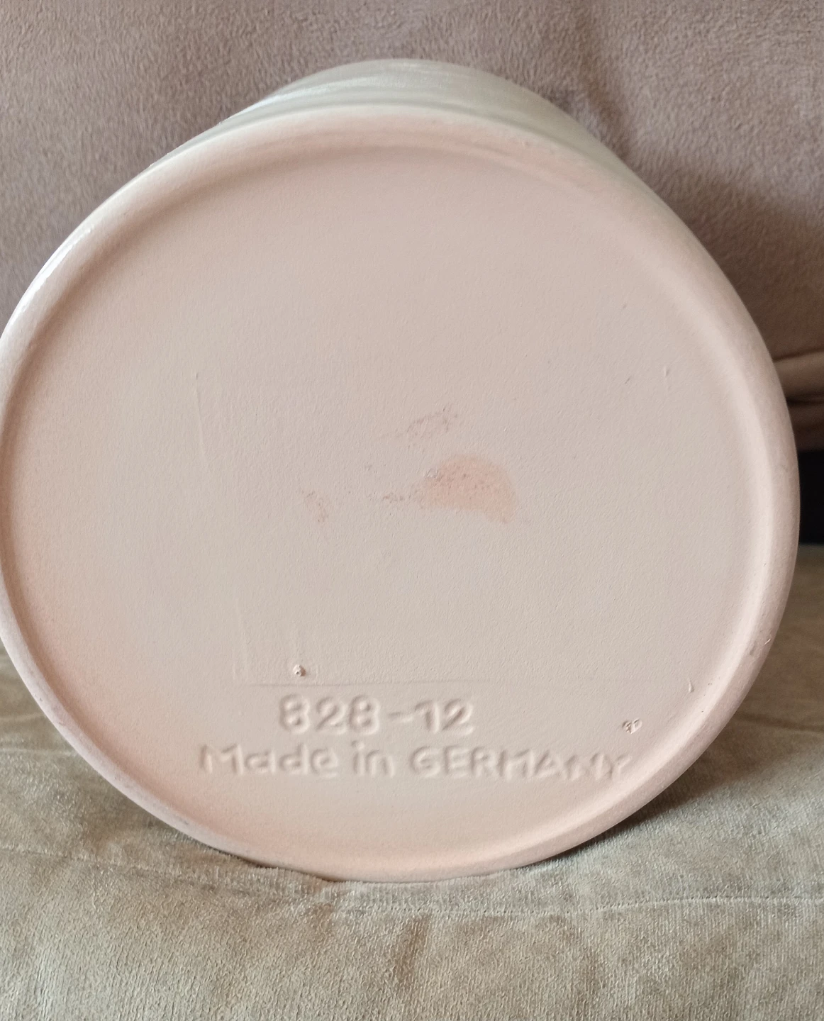 White Ceramic Planter Pot Made in Germany - photo 3