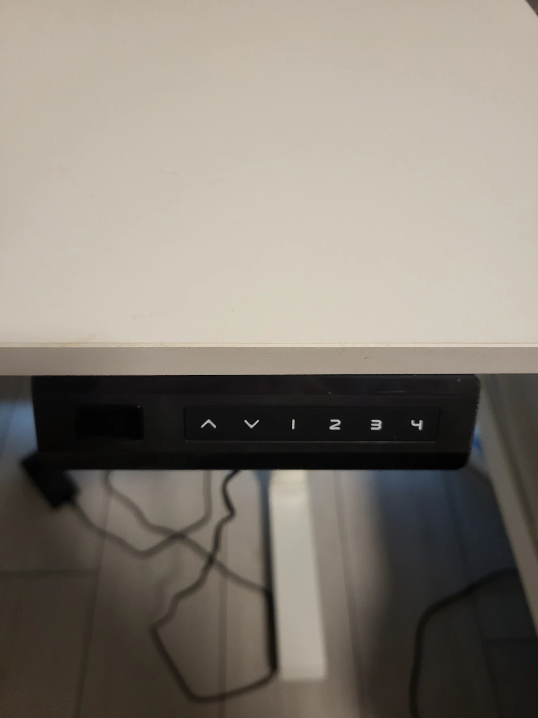Auto White Standing Desk - $80 pickup today only - photo 3