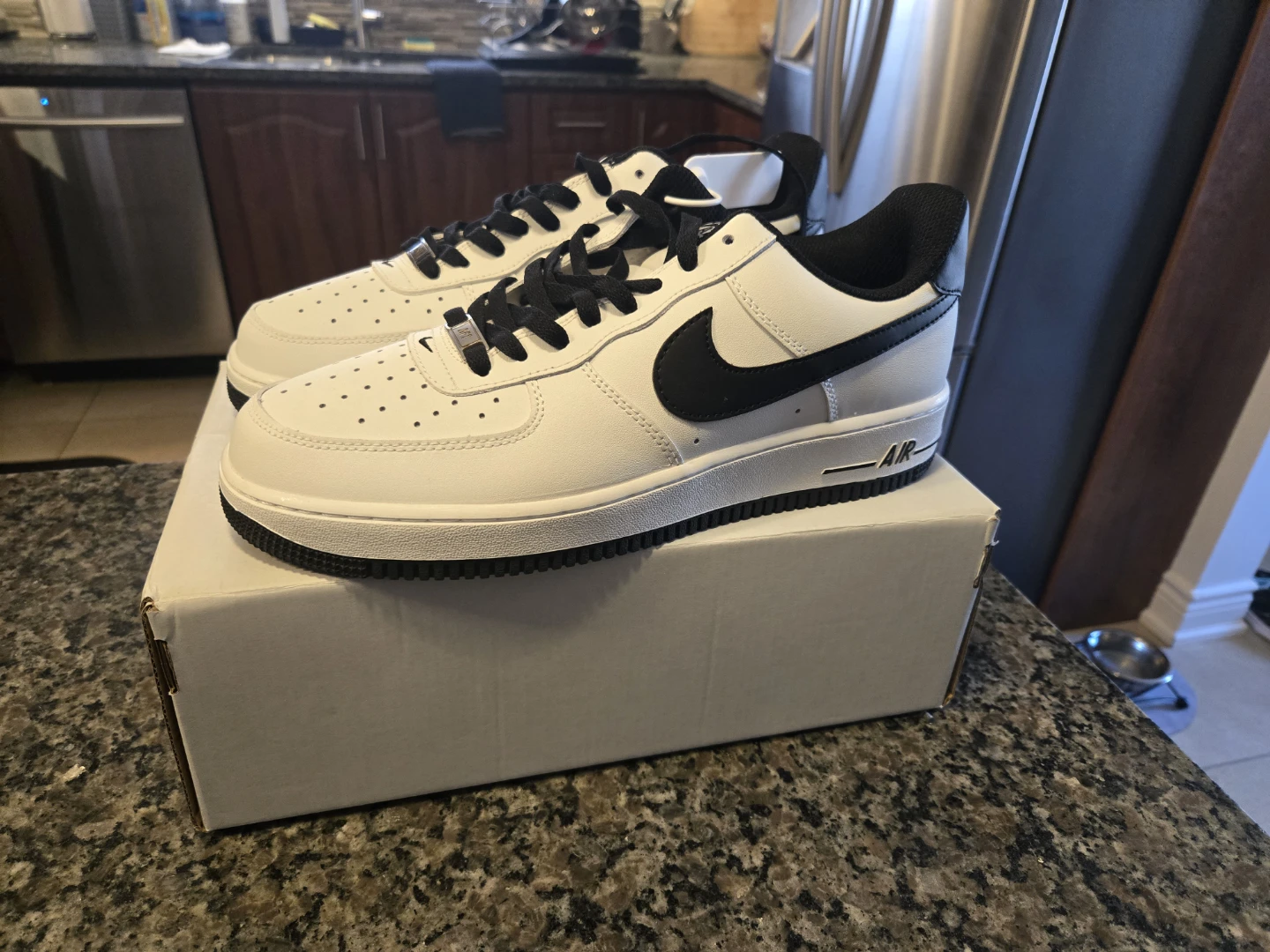 Nike Air Force 1 White/Black Sneakers