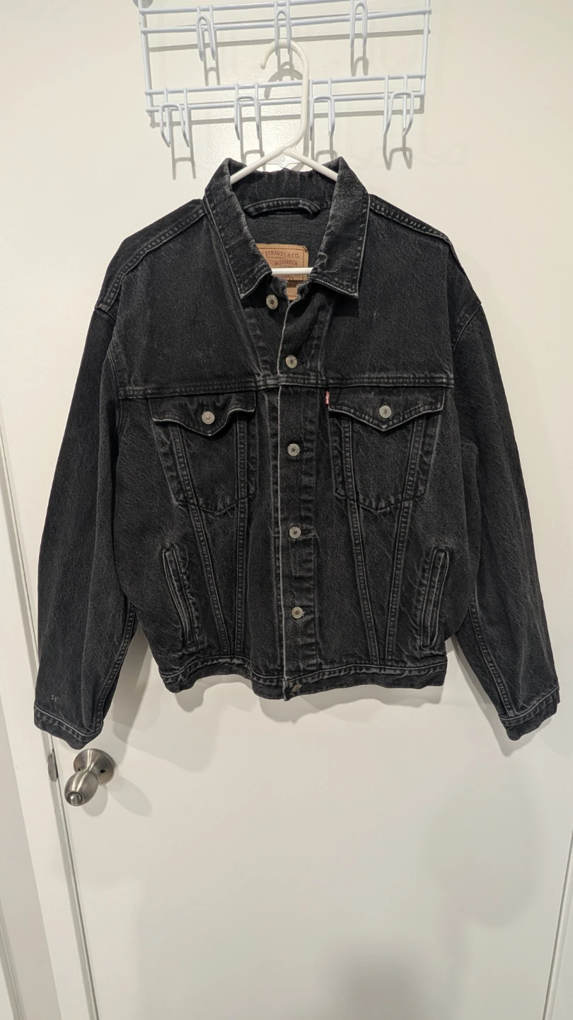 Levi's Black Denim Trucker Jacket