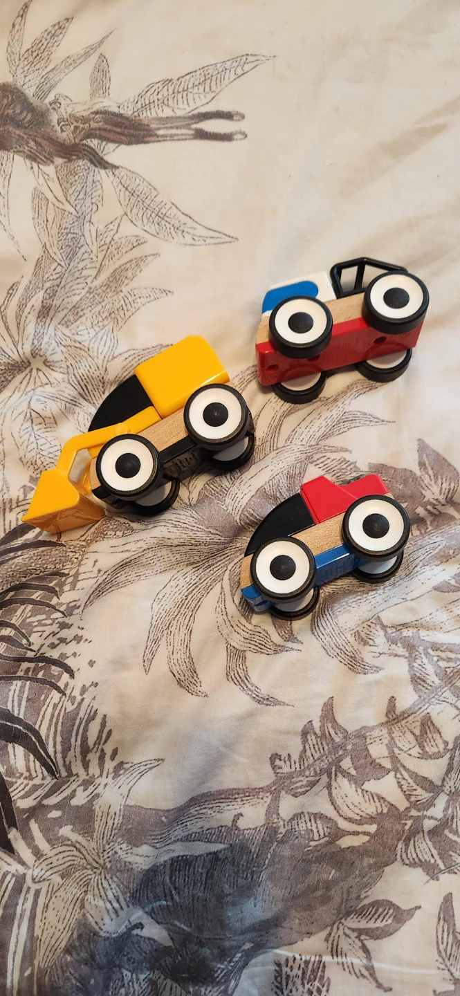 Ikea Wooden Toy Cars Mix and Match 🌱