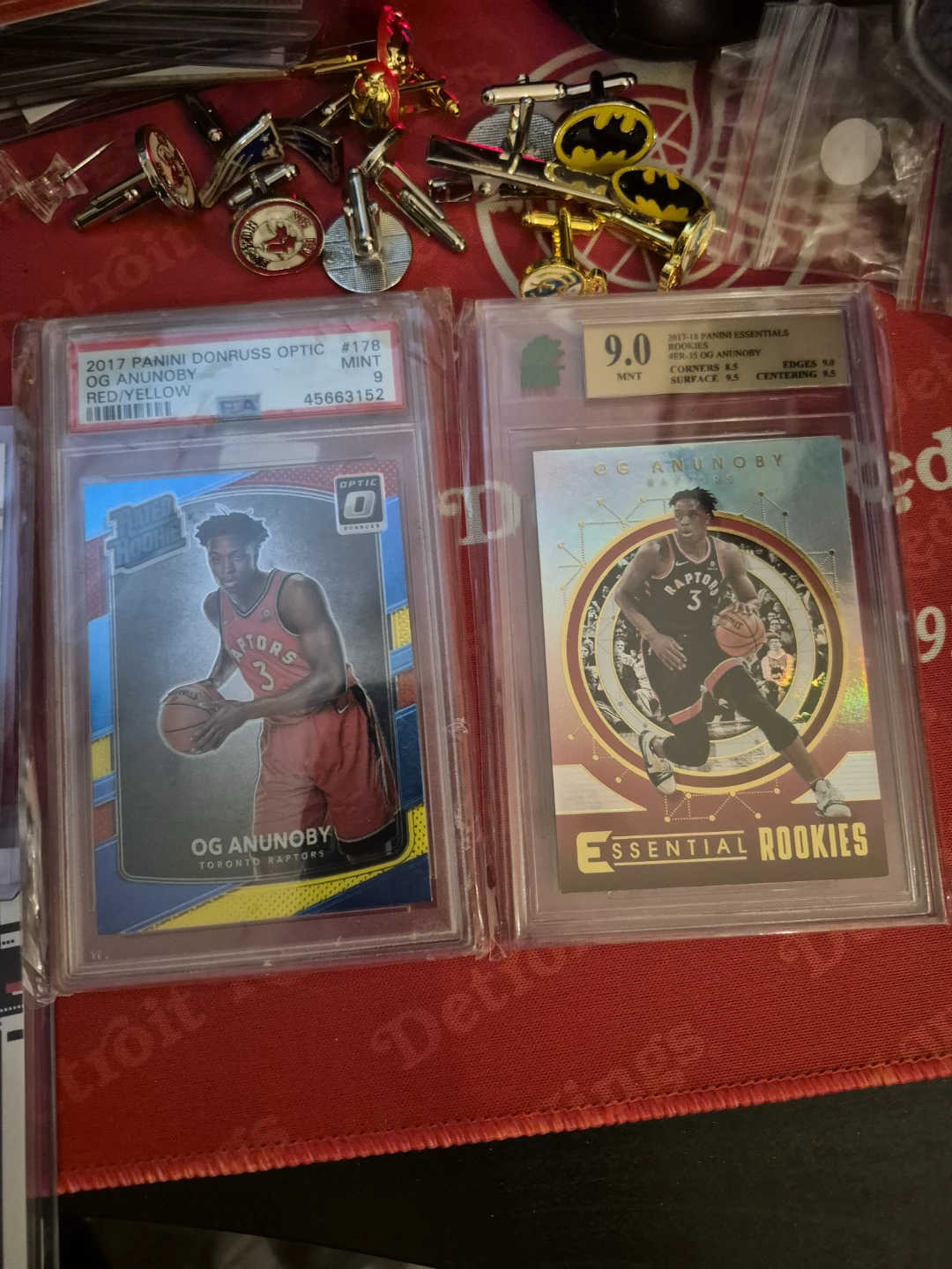 Collection of Panini Donruss Optic & Chronicles Basketball Cards