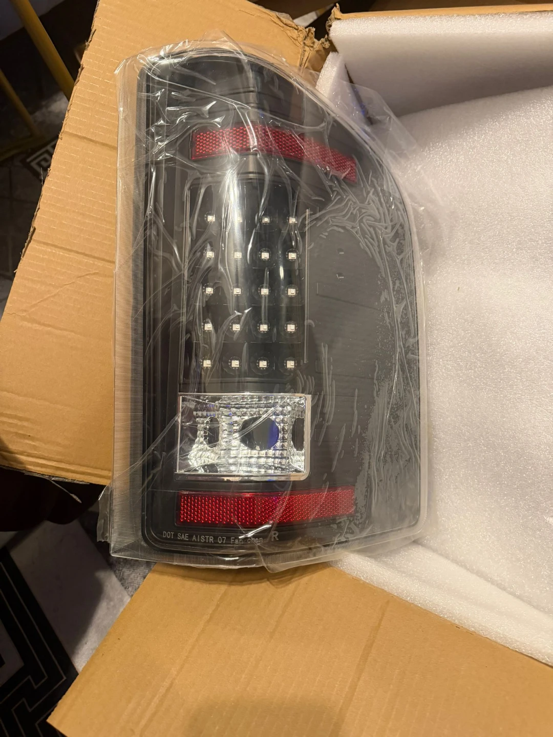 Black LED Tail Light Assembly