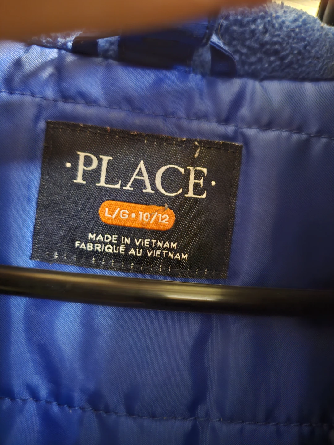 The Children's Place Blue & Black Winter Jacket - L/G 10/12 - photo 2