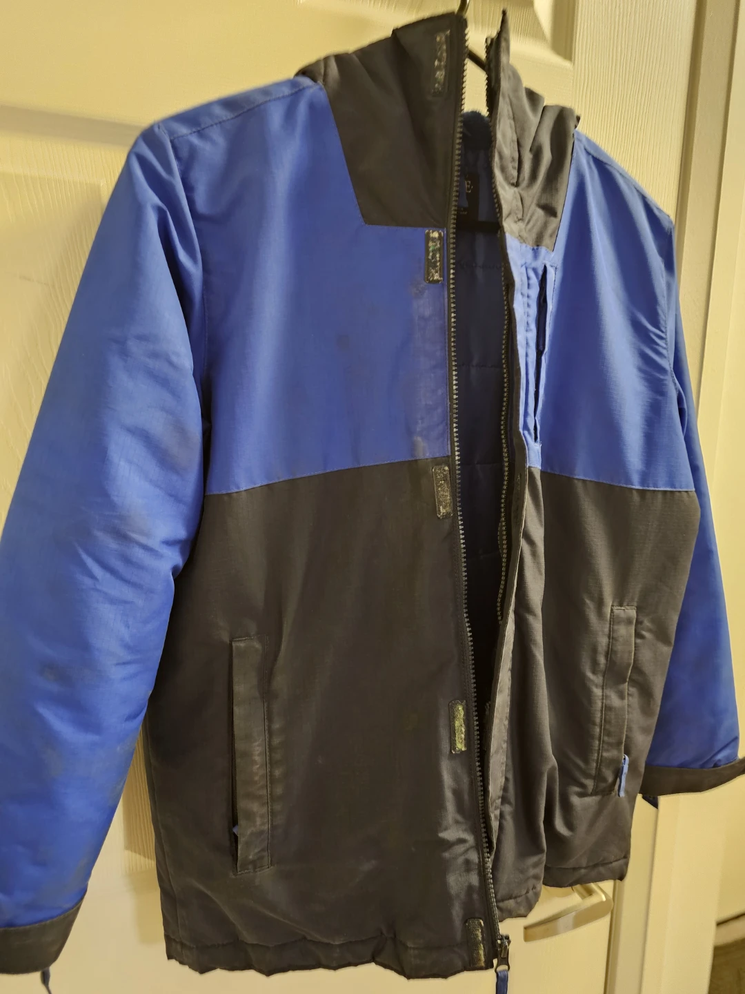 The Children's Place Blue & Black Winter Jacket - L/G 10/12 - photo 4