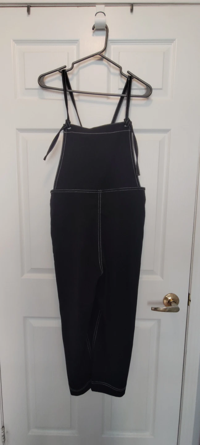 Black Overalls with White Stitching (B:MING by BEAMS) - photo 2