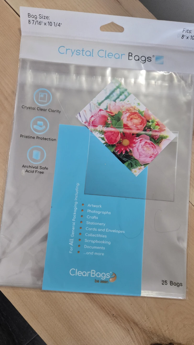 Crystal Clear Bags 8" x 10" - Brand New!