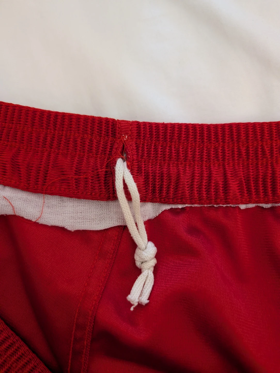 Alix Shiny Red Athletic Shorts Gym Shorts Yoga Shorts Pocket 31" - photo 3