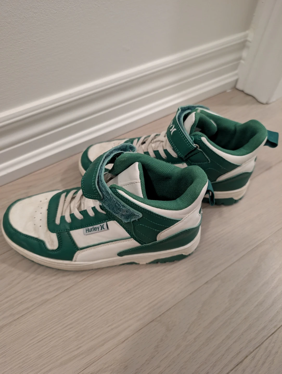 Hurley Kids High-Top Sneakers - White/Green - photo 5
