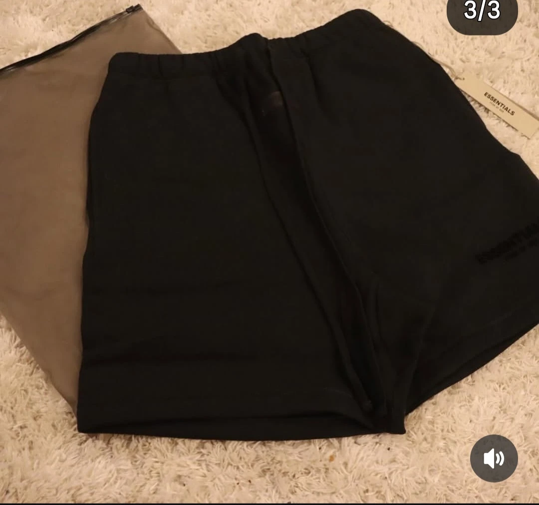 Fear of God Essentials Black Shorts - photo 3