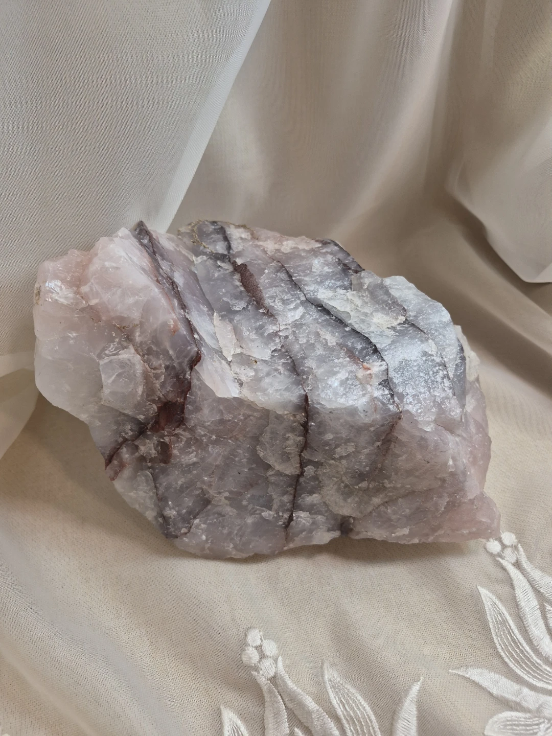 Large Pc of 8+ Lbs Rose Quarts Stone Crystal - photo 4