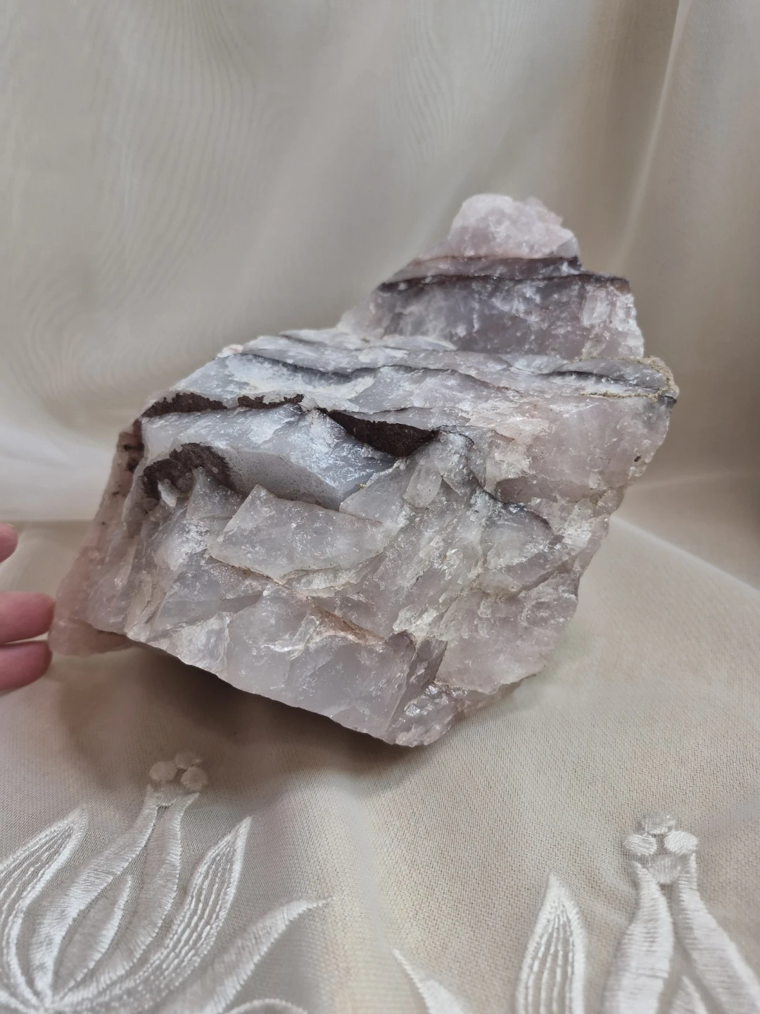 Large Pc of 8+ Lbs Rose Quarts Stone Crystal - photo 5