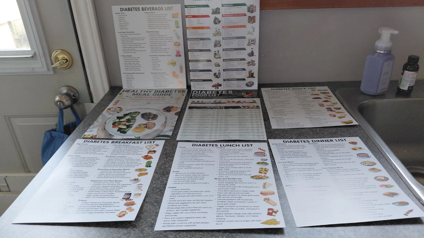 Diabetes Meal Plan Sheets - photo 3